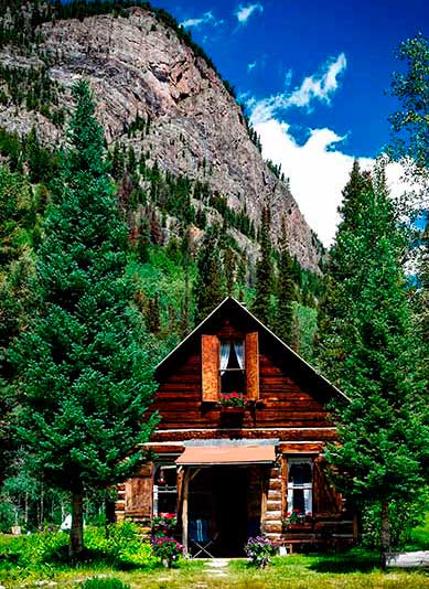 imagen de cabaña